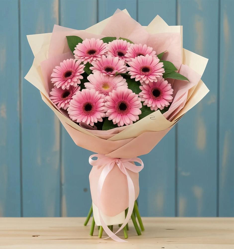 Букет пурпурно-розовый в Кезе Букет цветов из: Герберы в Кезе