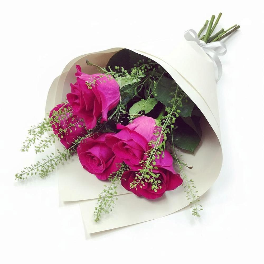 Букет ярко-розовый в Кезе Букет цветов из: Розы в Кезе