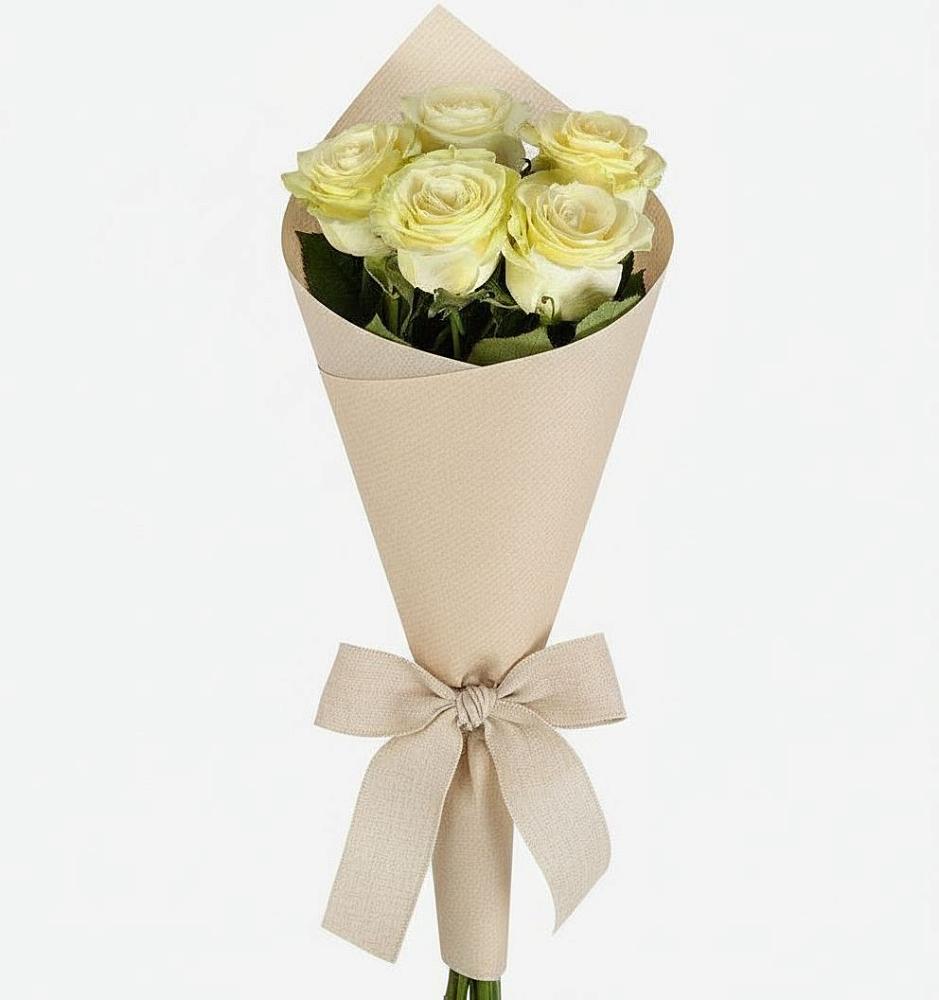 Букет белые крылья в Кезе Букет цветов из: Розы в Кезе