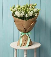 Букет Утренняя Свежесть в Кезе Букет цветов из:  Лизиантусы в Кезе