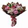 Букет Розовое очарование в Кезе Букет цветов из: Хризантемы, Альстромерии и Розы в Кезе