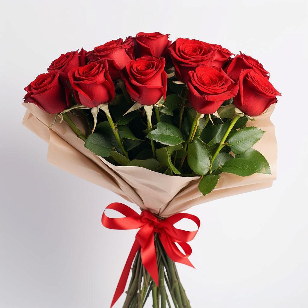 11 Красных роз Эдлесс Лав в Кезе Букет 11 Красных роз Эдлесс Лав в Кезе