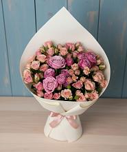 Букет Нежная розовость в Кезе Букет цветов из:  Розы в Кезе